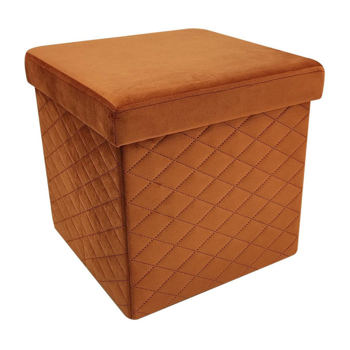 Set di 6 Pouf Contenitore Pieghevole Simphlic
Terracotta
Velluto Trapuntato/mdf