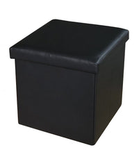 Set di 6 POUF PIEGHEVOLE NERO