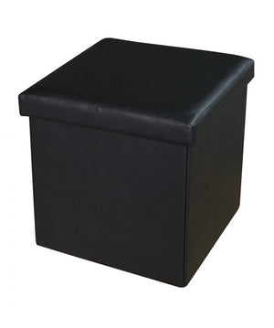 Set di 6 POUF PIEGHEVOLE NERO