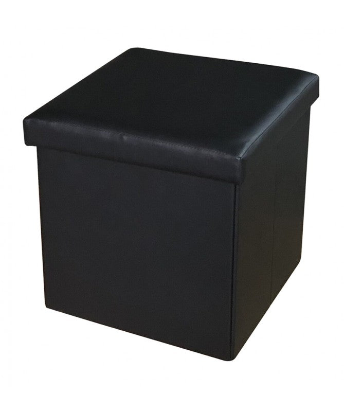 Set di 6 POUF PIEGHEVOLE NERO