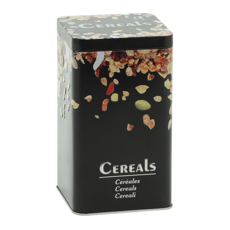 Set di 6 Scatole Latta Rettangolare Decorazione Ceramica Eali 10x10x17,5 Cm