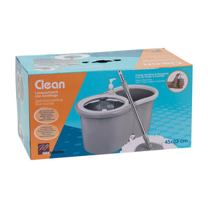 Set di 6 Secchi Mop Lavapavimenti Rotante