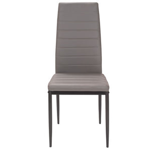 IDMarket - Set di 6 sedie da pranzo ROMANE grigie
