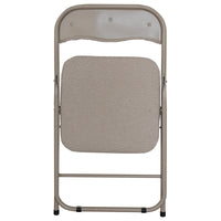 Set di 6 Sedie Pieghevole Solana In Tessuto Boucle' Beige