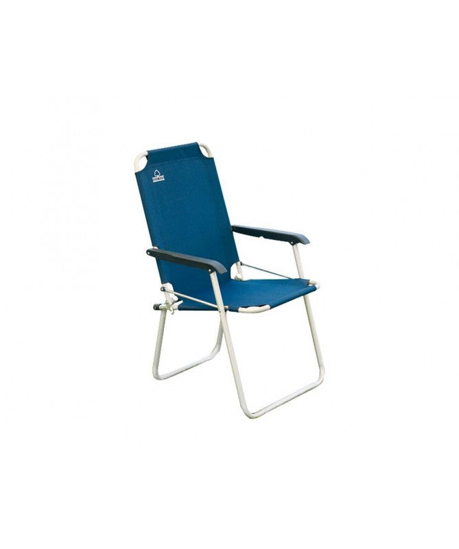 Set di 6 Sedie Relax pieghevoli MOIA in alluminio blu
