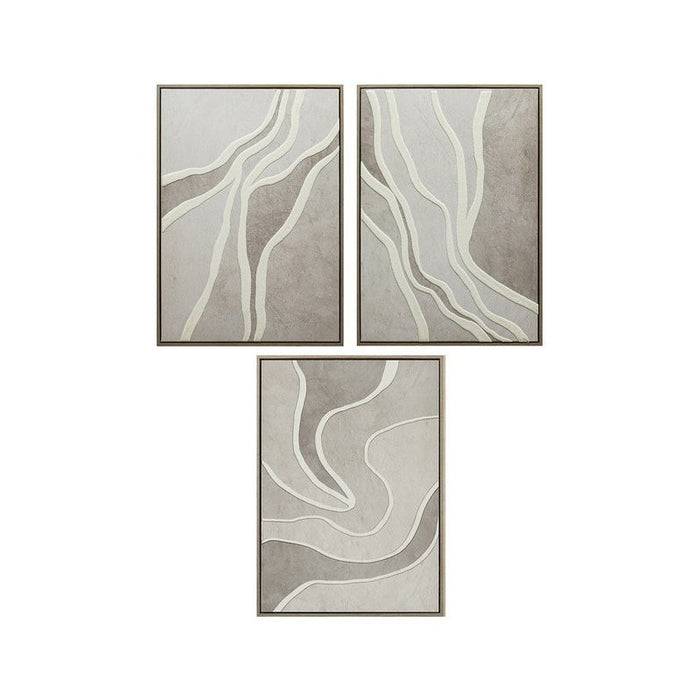 Set di 6 Stampe Su Canvas Rive 3d 50x70 Cm 3 Assortimenti