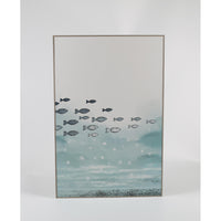 Set di 6 Stampe Su Tela Wide Sea Con Cornice In Mdf 40x60