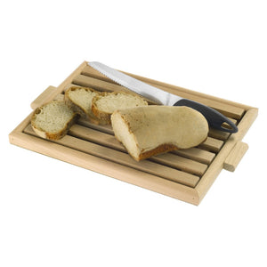 Set di 6 Taglieri Per Pane In Legno Di Faggio 24x38x2 Cm