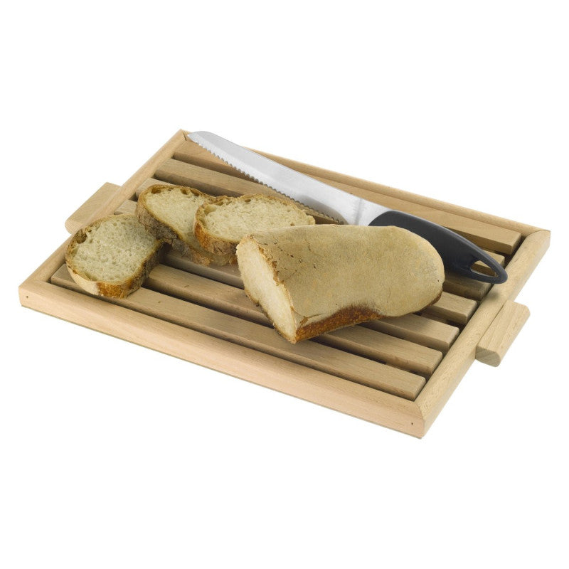 Set di 6 Taglieri Per Pane In Legno Di Faggio 24x38x2 Cm