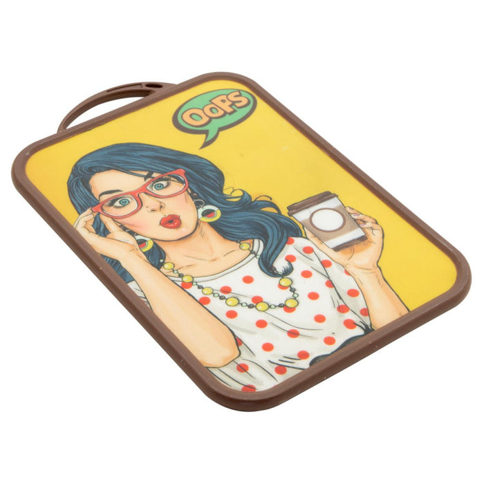 Set di 6 Taglieri Rettangolare Ops Cm 25x37 Con Manico-thh