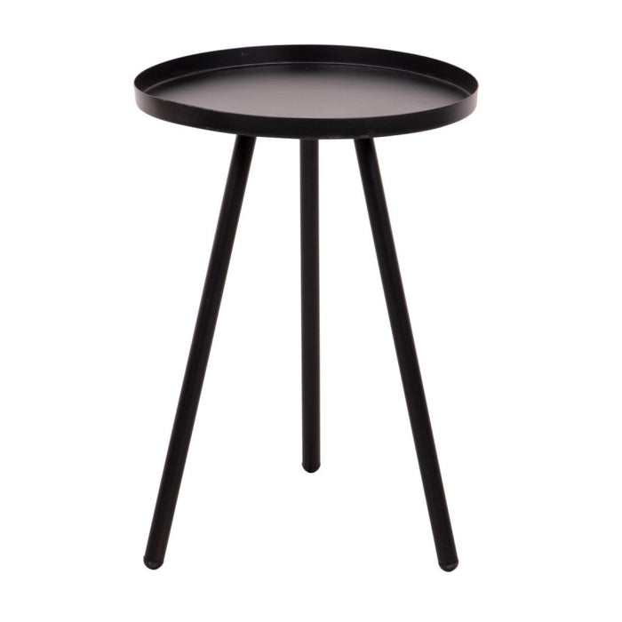 Set di 6 Tavolini Tondo 3 Gambe Dalton D30 H42 Nero