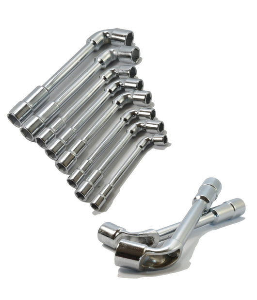 Set Di 8 Chiavi A Pipa Esagonali 8 - 22mm Chiavi Bussola  8 10 11 12 13 14 17 19         