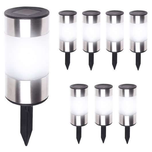 IDMarket - Set di 8 dissuasori di design 2 in 1 in acciaio inox