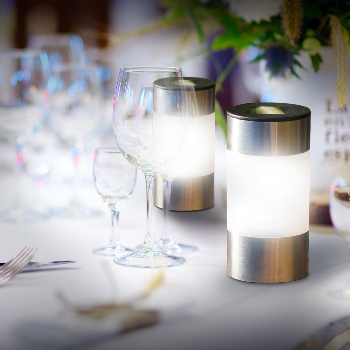 IDMarket - Set di 8 dissuasori di design 2 in 1 in acciaio inox