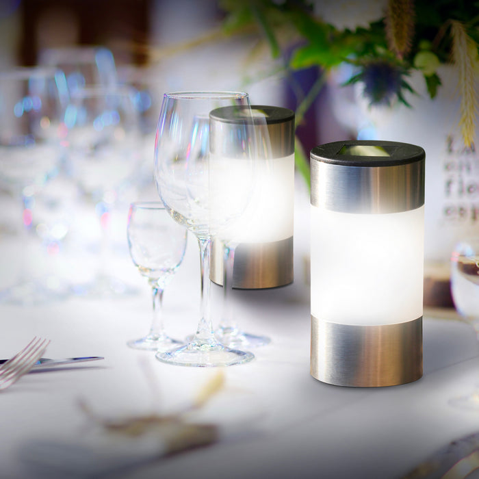 IDMarket - Set di 8 dissuasori di design 2 in 1 in acciaio inox