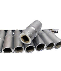 Set Di Chiavi Bussola Lunghe Da 1/2 Chrome Vanadium 10 A 24 Mm 12 Pezzi Mr70253         