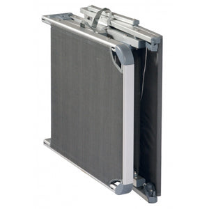 Set Di 2 Lettini Mare Pieghevole C/Tett Alu 1,1/Text 750 Grigio Moia