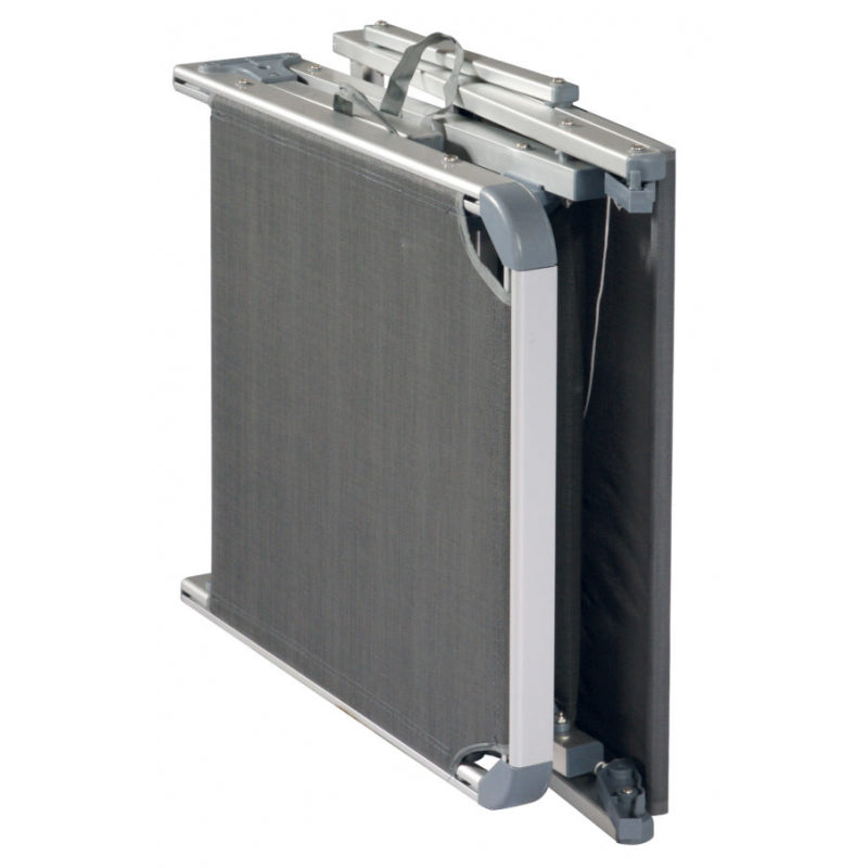 Set Di 2 Lettini Mare Pieghevole C/Tett Alu 1,1/Text 750 Grigio Moia