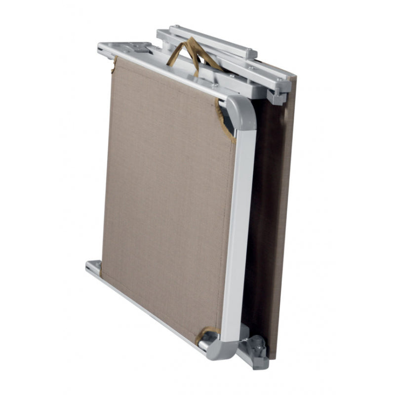 Set Di 2 Lettini Mare Pieghevole C/Tett Alu 1,1/Text 750 Tortora Moia