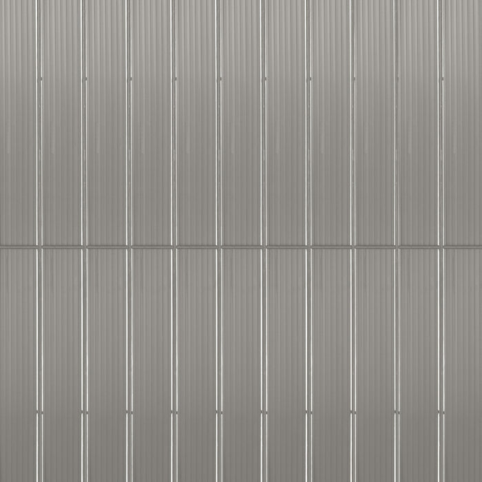 IDMarket - Set di lamelle oscuranti, arella in PVC grigio chiaro L.60 m per pannello a rete