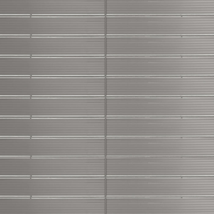 IDMarket - Set di lamelle oscuranti, arella in PVC grigio chiaro L.60 m per pannello a rete