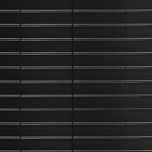 IDMarket - Set di lamelle oscuranti, arella in PVC nero L. 60 M per pannello a rete