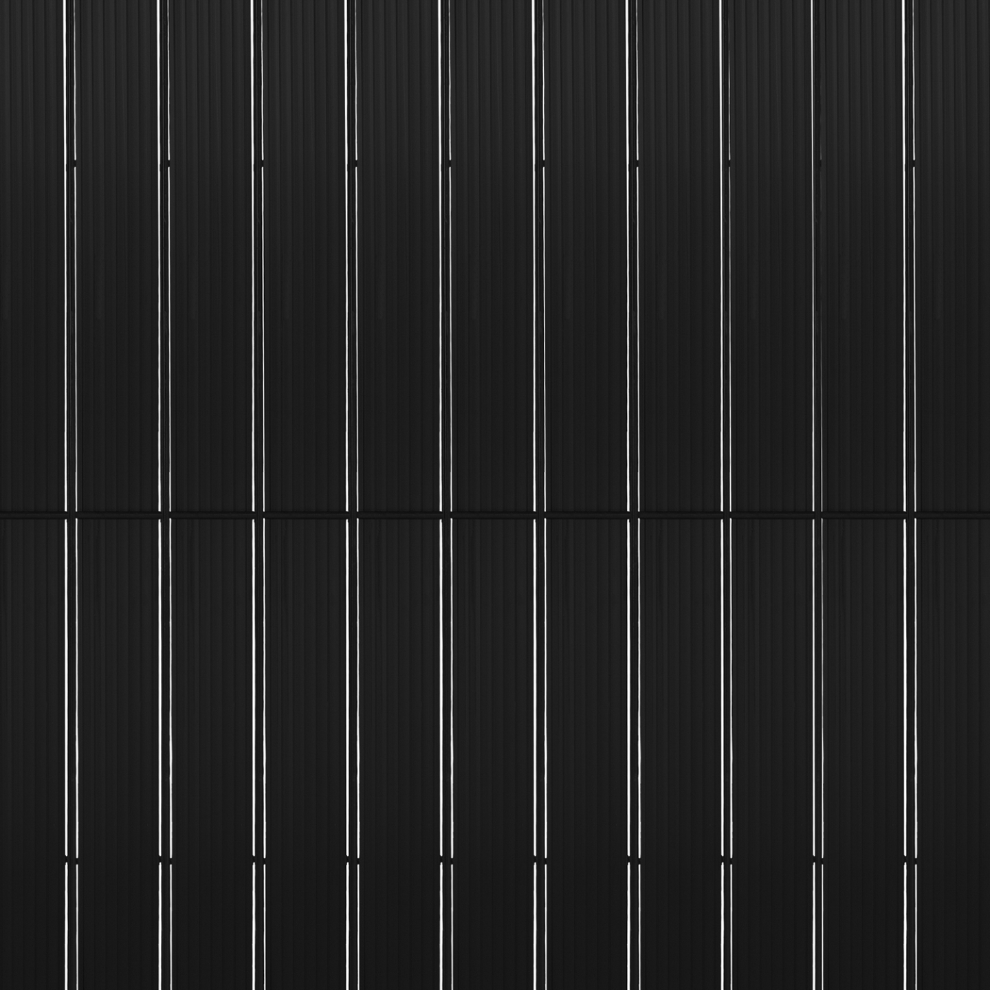 IDMarket - Set di lamelle oscuranti, arella in PVC nero L. 60 M per pannello a rete