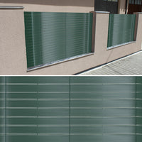 IDMarket - Set di lamelle oscuranti, arella in PVC nero L. 60 M per pannello a rete