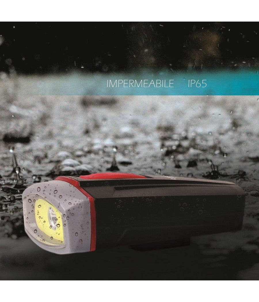 Set Di Luci Led A Batteria Anteriore Posteriore Bici Attacco Universale Dt-2181         