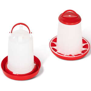 IDMarket - Set di mangiatoia da 3 KG e abbeveratoio da 3L per polli e pollame