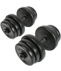 Set Di Manubri Componibili Con Bilanciere Fitness Palestra Dumbbell Perfect Curl         Kg. 10
