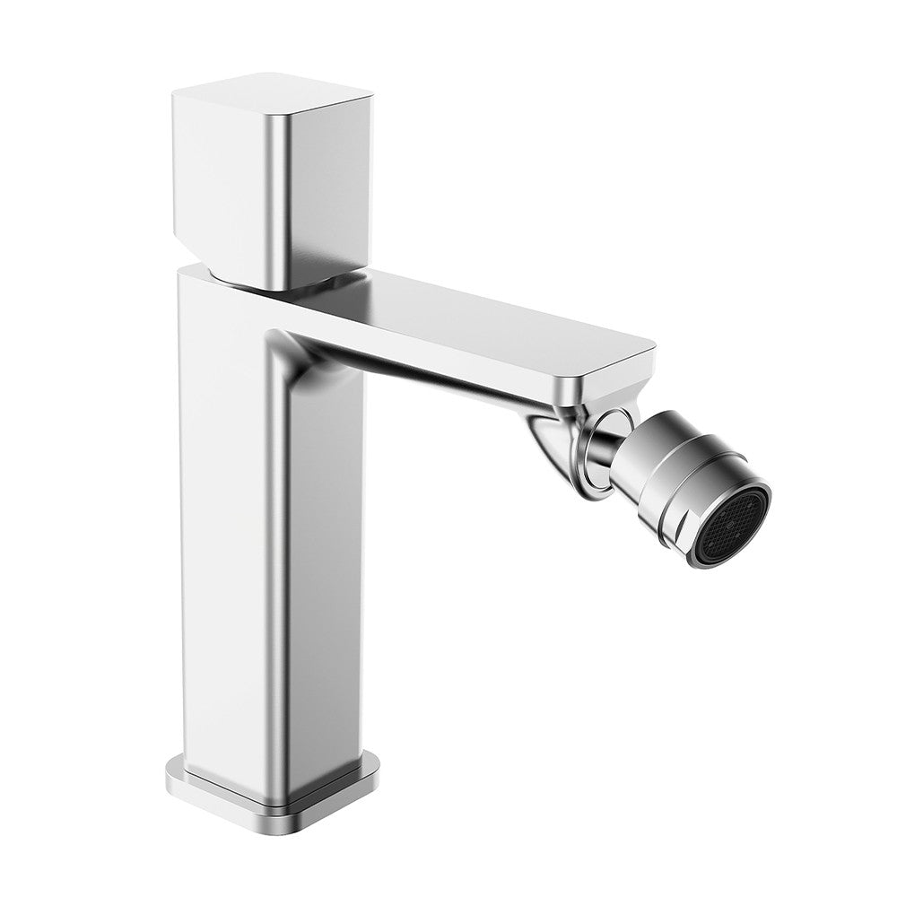 Set di rubinetti lavabo alto e bidet con manopola e scarico incluso Lotus