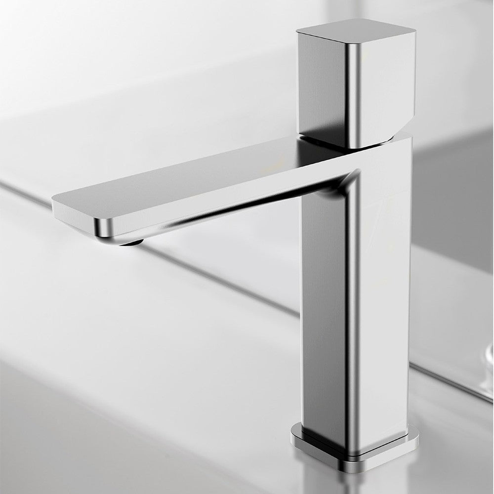 Set di rubinetti lavabo e bidet con manopola e scarico incluso Lotus