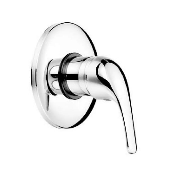 Set doccia a incasso in ottone cromato con braccio e soffione in ABS  Fast