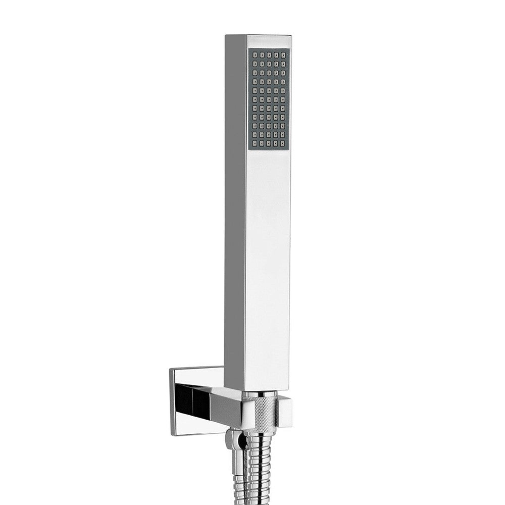 Set doccia da incasso con soffione 20 cm e kit doccia completo Lotus