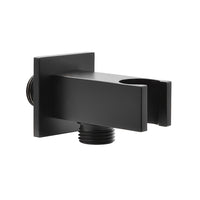 Set doccia da incasso con soffione 30 cm e kit completo nero opaco Lotus