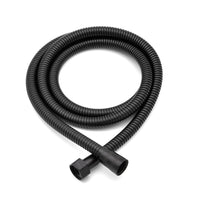 Set doccia da incasso con soffione 30 cm e kit completo nero opaco Lotus