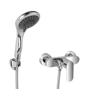 Set doccia da incasso completo di doccino e miscelatore monocomando Kreo