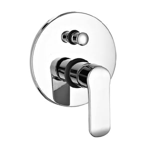 Set doccia incasso con braccio soffione slim e kit doccino acciaio cromo  Dalila