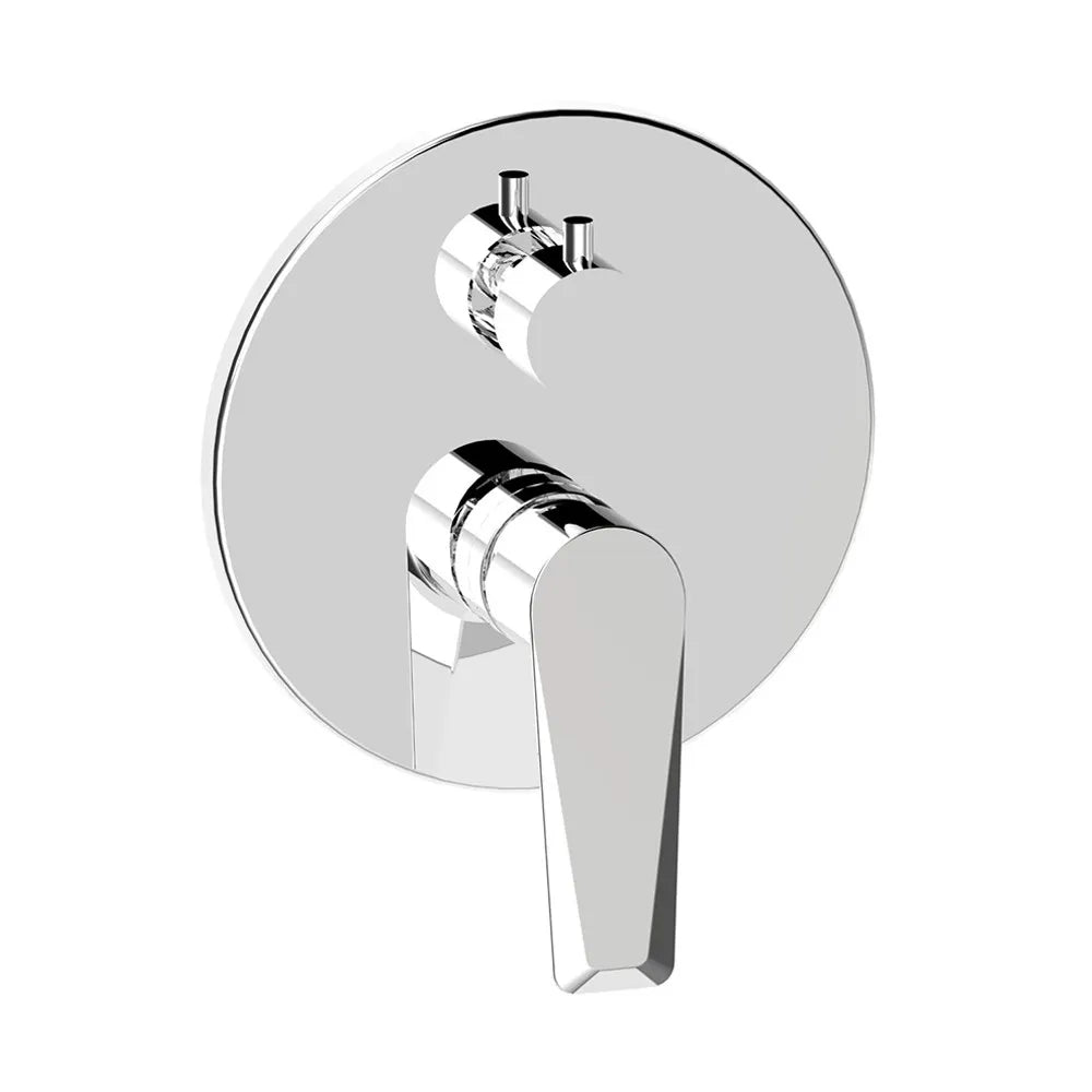 Set doccia incasso Cristallo con soffione inox 25 cm e kit doccia