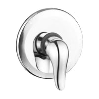 Set doccia incasso cromato tondo Yvette con soffione 20 cm