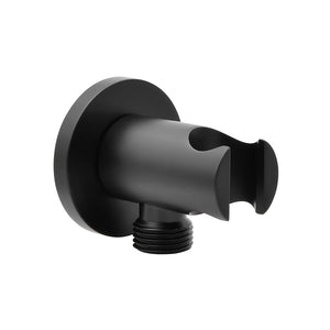 Set doccia incasso Paco nero opaco con soffione 25 cm e kit doccino