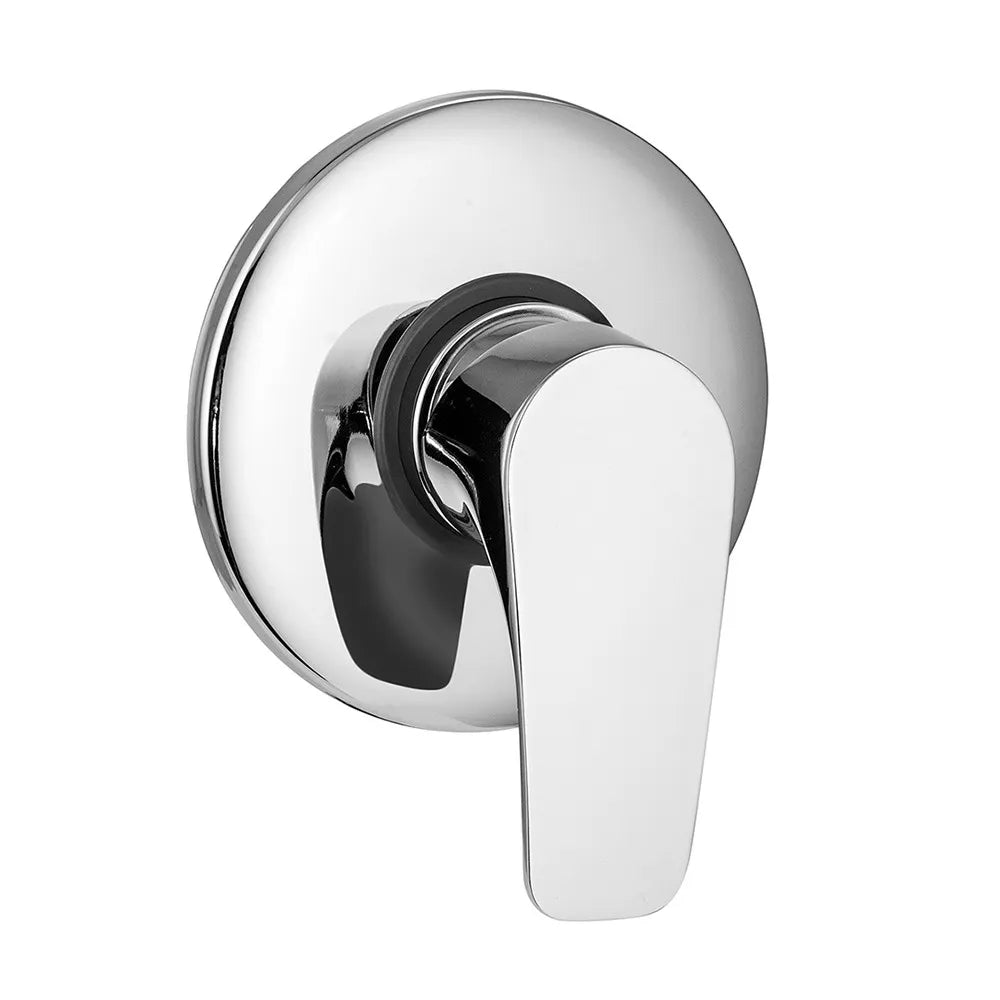 Set doccia incasso Paffoni Lime cromato tondo con soffione inox 25 cm