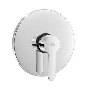 Set doccia incasso tondo Iole completo di soffione 20 cm cromato