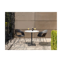 SET DUE SEDIE LADY B A SLITTA MADE IN ITALY SCAB DESIGN - Tortora 15