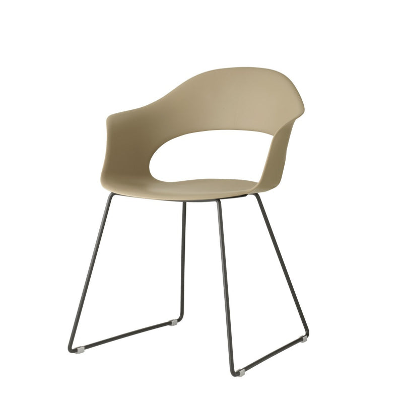 SET DUE SEDIE LADY B A SLITTA MADE IN ITALY SCAB DESIGN - Tortora 15