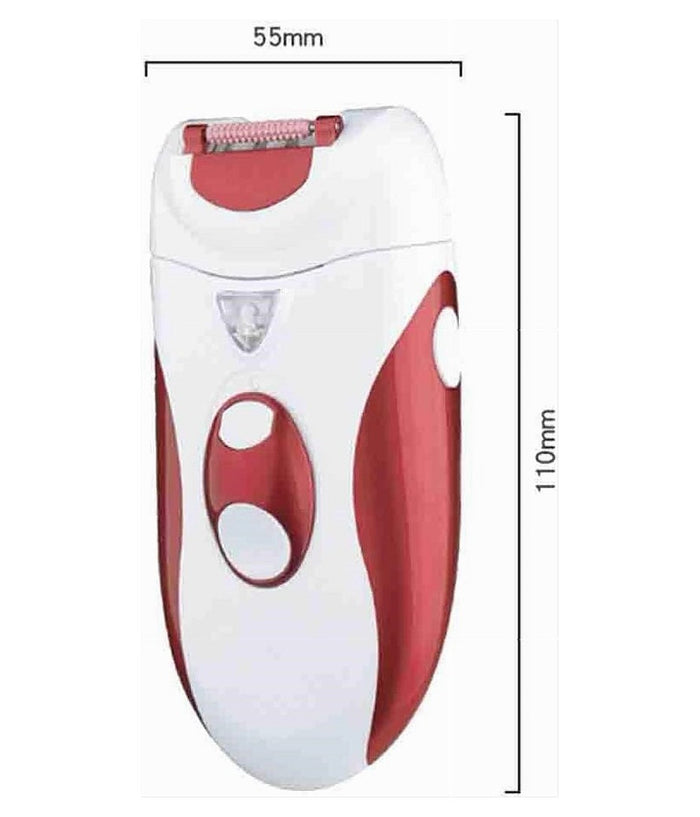 Set Epilatore Rasoio Ricaricabile Donna 2in1 Dispositivo Elettrico Corpo Gm-2118         