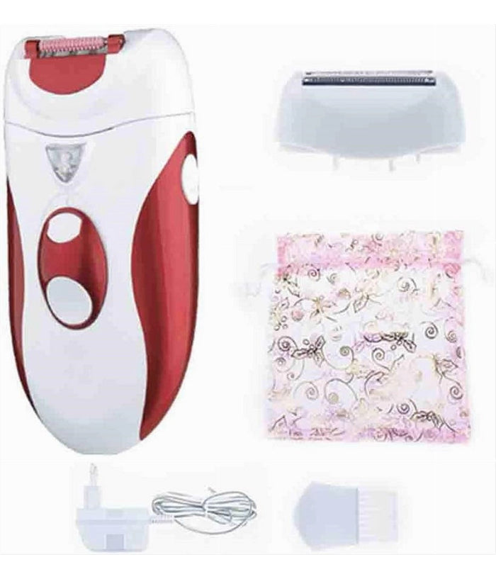 Set Epilatore Rasoio Ricaricabile Donna 2in1 Dispositivo Elettrico Corpo Gm-2118         