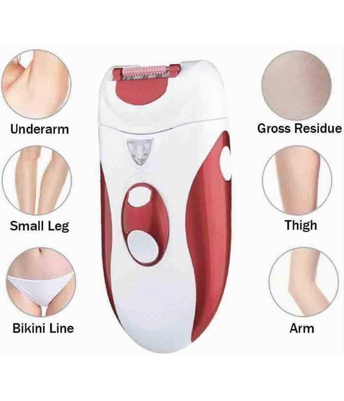 Set Epilatore Rasoio Ricaricabile Donna 2in1 Dispositivo Elettrico Corpo Gm-2118         