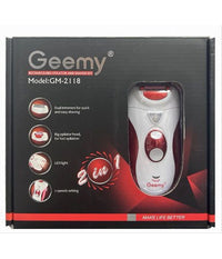 Set Epilatore Rasoio Ricaricabile Donna 2in1 Dispositivo Elettrico Corpo Gm-2118         